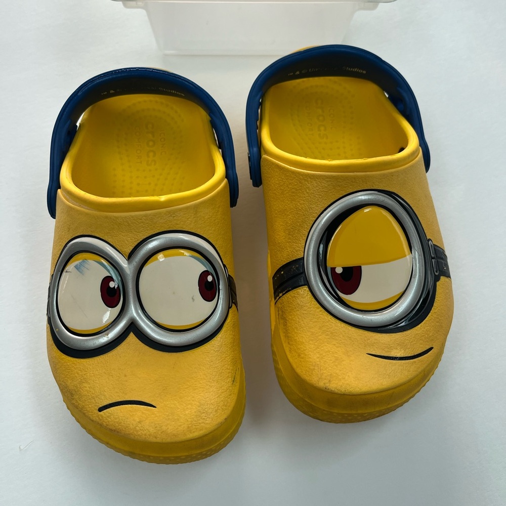 Yellow Minion Crocs - 12